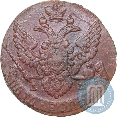 Фото 5 копеек 1790 года ЕМ 