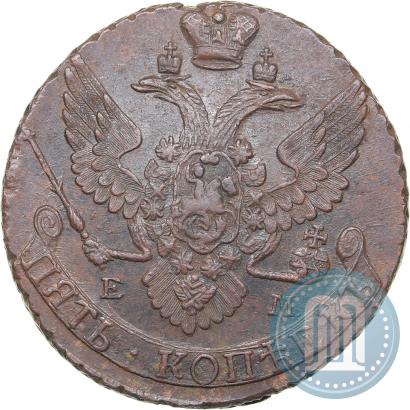 Picture 5 kopecks 1794 year ЕМ 