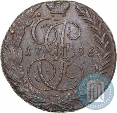 Picture 5 kopecks 1796 year ЕМ 