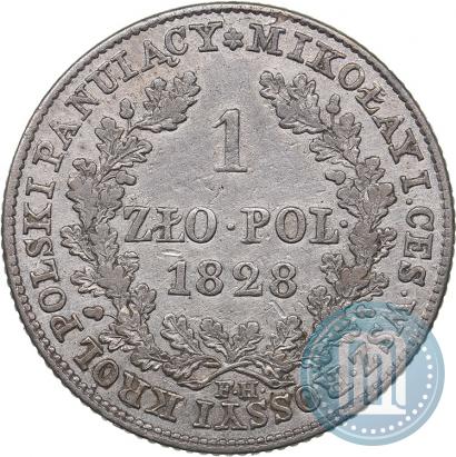 Picture 1 złoty 1828 year FH 