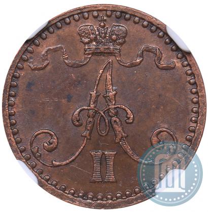 Picture 1 penni 1866 year  