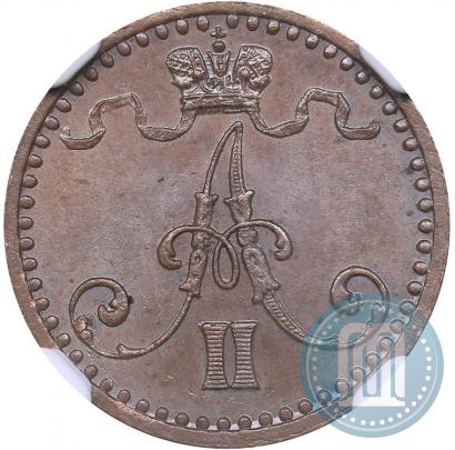 Picture 1 penni 1866 year  