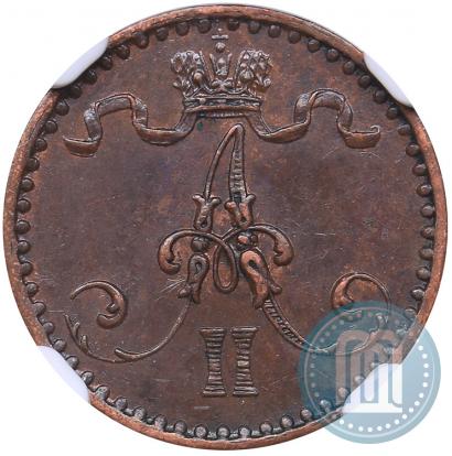 Picture 1 penni 1867 year  