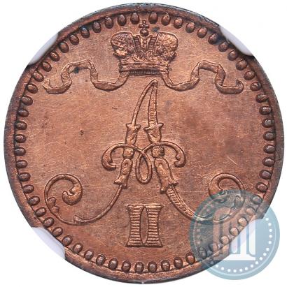 Picture 1 penni 1869 year  