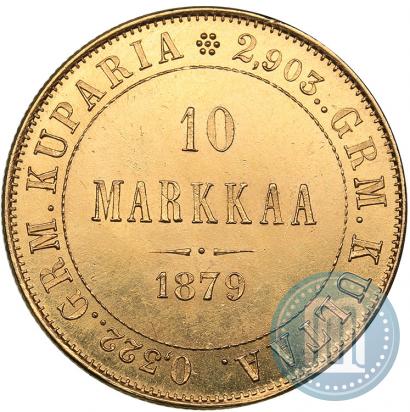Picture 10 markkaa 1879 year S 