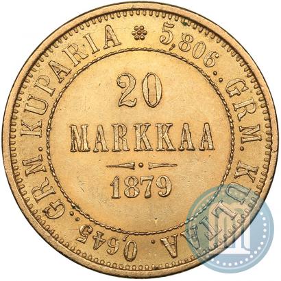 Picture 20 markkaa 1879 year S 