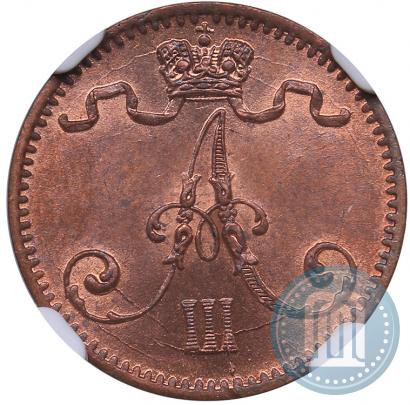 Фото 1 пенни 1883 года  
