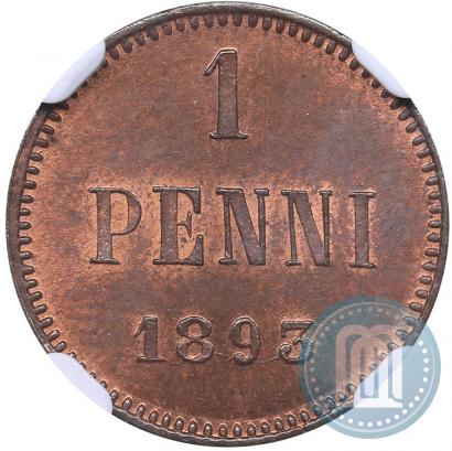 Picture 1 penni 1893 year  