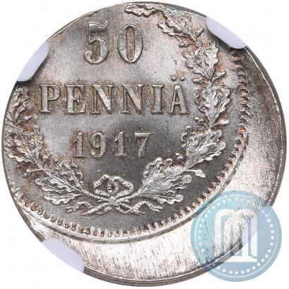 Picture 50 pennia 1917 year S 