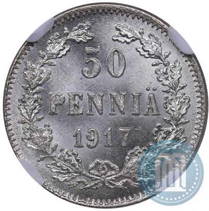 Фото 50 пенни 1917 года S 