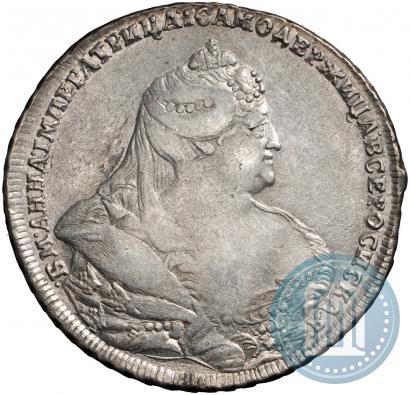 Picture 1 rouble 1738 year  "Moscow type"