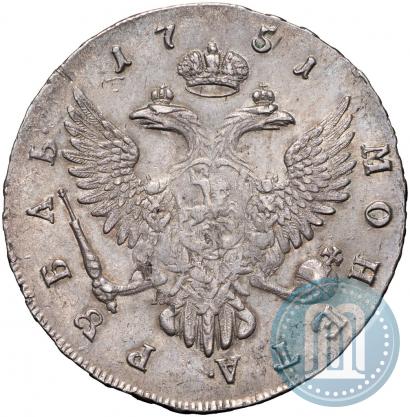Picture 1 rouble 1751 year ММД 