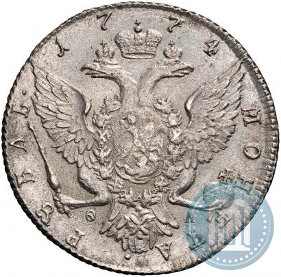 Picture 1 rouble 1774 year СПБ-ФЛ 
