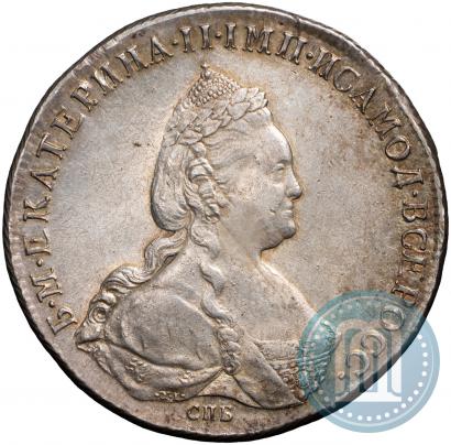 Фото 1 рубль 1786 года СПБ-ЯА 