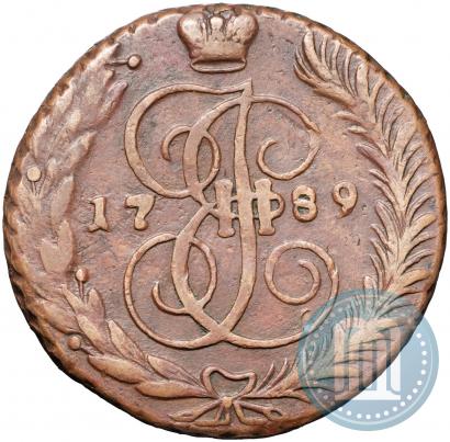 Picture 5 kopecks 1789 year АМ 