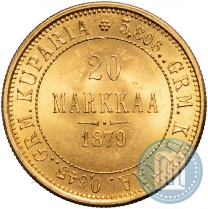 Picture 20 markkaa 1879 year S 