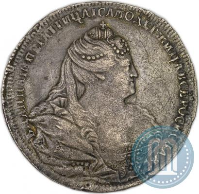 Picture 1 rouble 1739 year  "Moscow type"