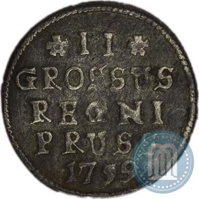 Picture 2 grosze 1759 year  
