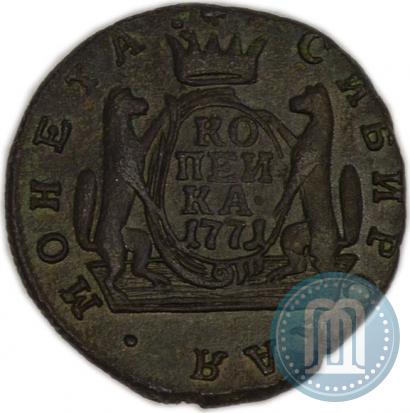 Picture 1 kopeck 1771 year КМ 