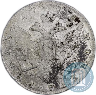 Picture 1 rouble 1778 year СПБ-ФЛ 