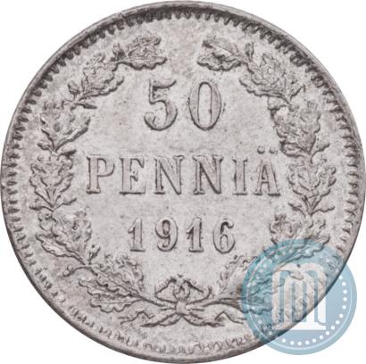 Фото 50 пенни 1916 года S 