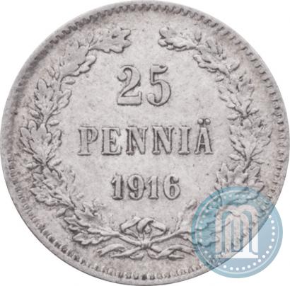 Фото 25 пенни 1916 года S 