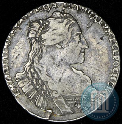 Фото Полтина 1734 года  "Тип 1735 года"