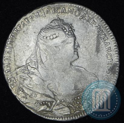 Фото 1 рубль 1740 года  "Московский тип"