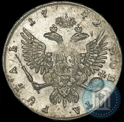 Picture 1 rouble 1742 year ММД 