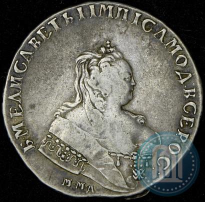Picture 1 rouble 1743 year ММД 