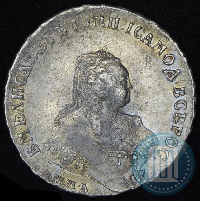Picture 1 rouble 1744 year ММД 
