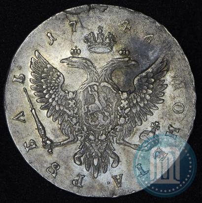 Picture 1 rouble 1744 year ММД 