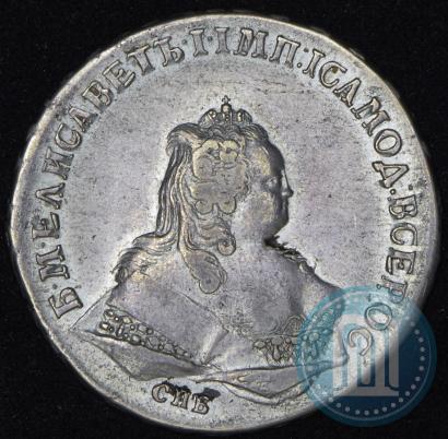Picture 1 rouble 1744 year СПБ 