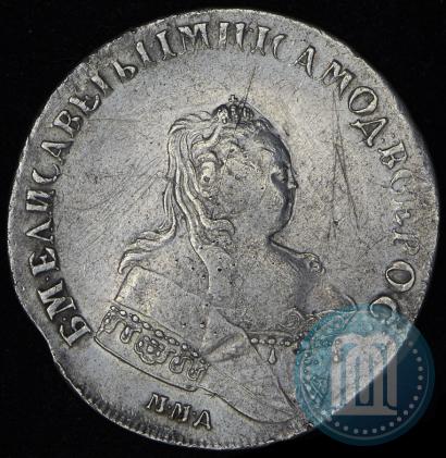 Picture 1 rouble 1745 year ММД 