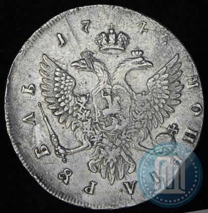 Picture 1 rouble 1745 year ММД 