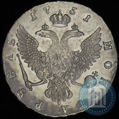 Picture 1 rouble 1751 year ММД 