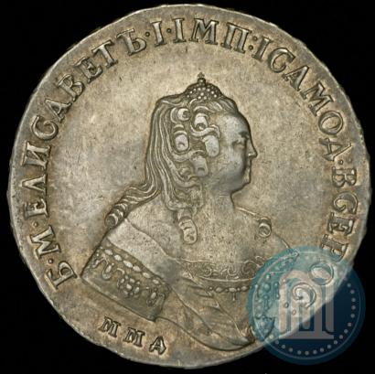 Фото 1 рубль 1756 года ММД-МБ 