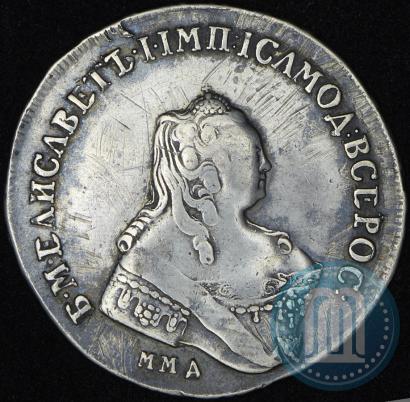 Picture 1 rouble 1758 year ММД-ЕI 