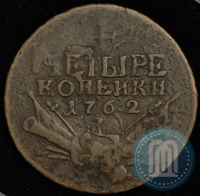Picture 4 kopecks 1762 year  