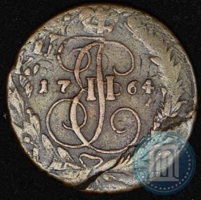 Фото 2 копейки 1764 года ММ 