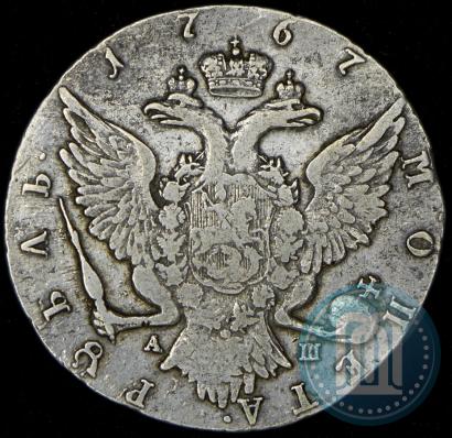 Picture 1 rouble 1767 year СПБ-АШ 