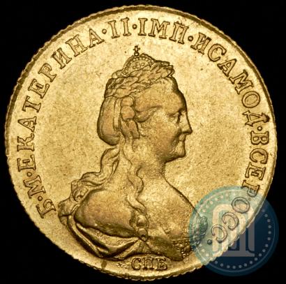 Picture 5 roubles 1781 year СПБ 