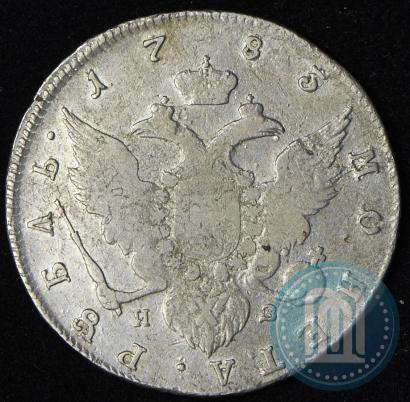 Picture 1 rouble 1783 year СПБ-ИЗ 