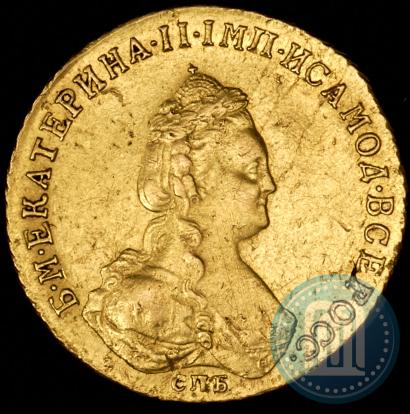 Фото 5 рублей 1786 года СПБ 