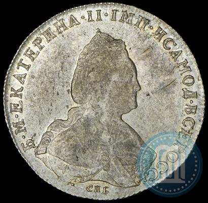 Фото 1 рубль 1786 года СПБ-ЯА 