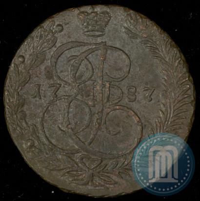 Picture 5 kopecks 1787 year ЕМ 