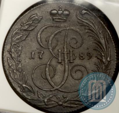 Фото 5 копеек 1789 года КМ 