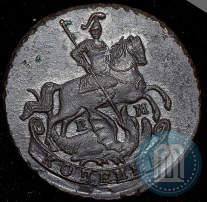 Picture 1 kopeck 1789 year ЕМ 