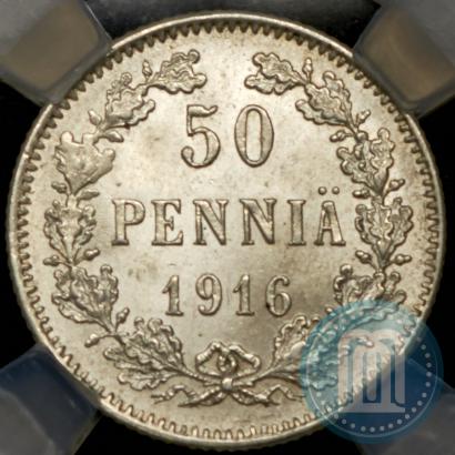 Фото 50 пенни 1916 года S 