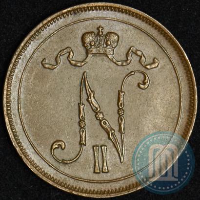 Фото 10 пенни 1916 года  